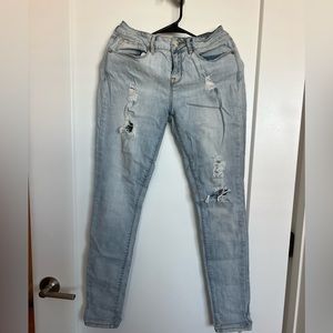 Ripped jean, light wash - Bullhead Co (PacSun)